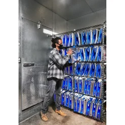 PACKiT Fresh Eco Freeze Tote, Large, Silver/Blue, 4/Carton (PKF-UD-MAG)