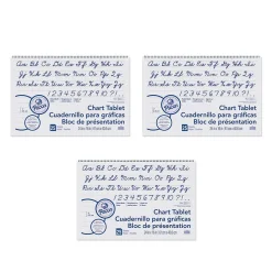 Easel Paper Pads*Pacon Chart Tablet Easel Pad, White, 25 Sheets, 3 Tablets (PAC74620-3)