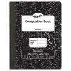 Composition Notebooks|Pacon Composition Notebooks, 9.75" x 7.5", Quad Ruled, 100 Sheets, Black, 6/Bundle (PACMMK37105-6)