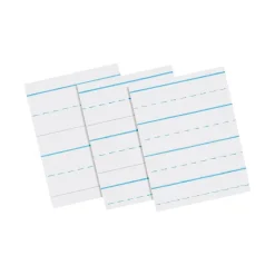 Classroom Paper*Pacon Newsprint Storybook 11" x 8-1/2", 5/8" Ruled Long Way, White, 500 Sheets/Pack (PAC2691)