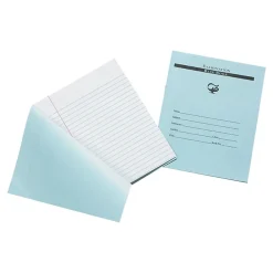 Notebooks|Pacon 1-Subject Exam Notebook, 7" x 8.5", Wide Ruled, 12 Sheets, Blue (PBB7824)