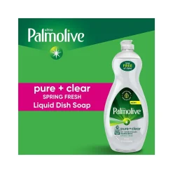 Ultra Pure + Clear Dish Soap, Spring Fresh, 32.5 fl. oz., 9/Carton (US04272ACT)<Palmolive Hot