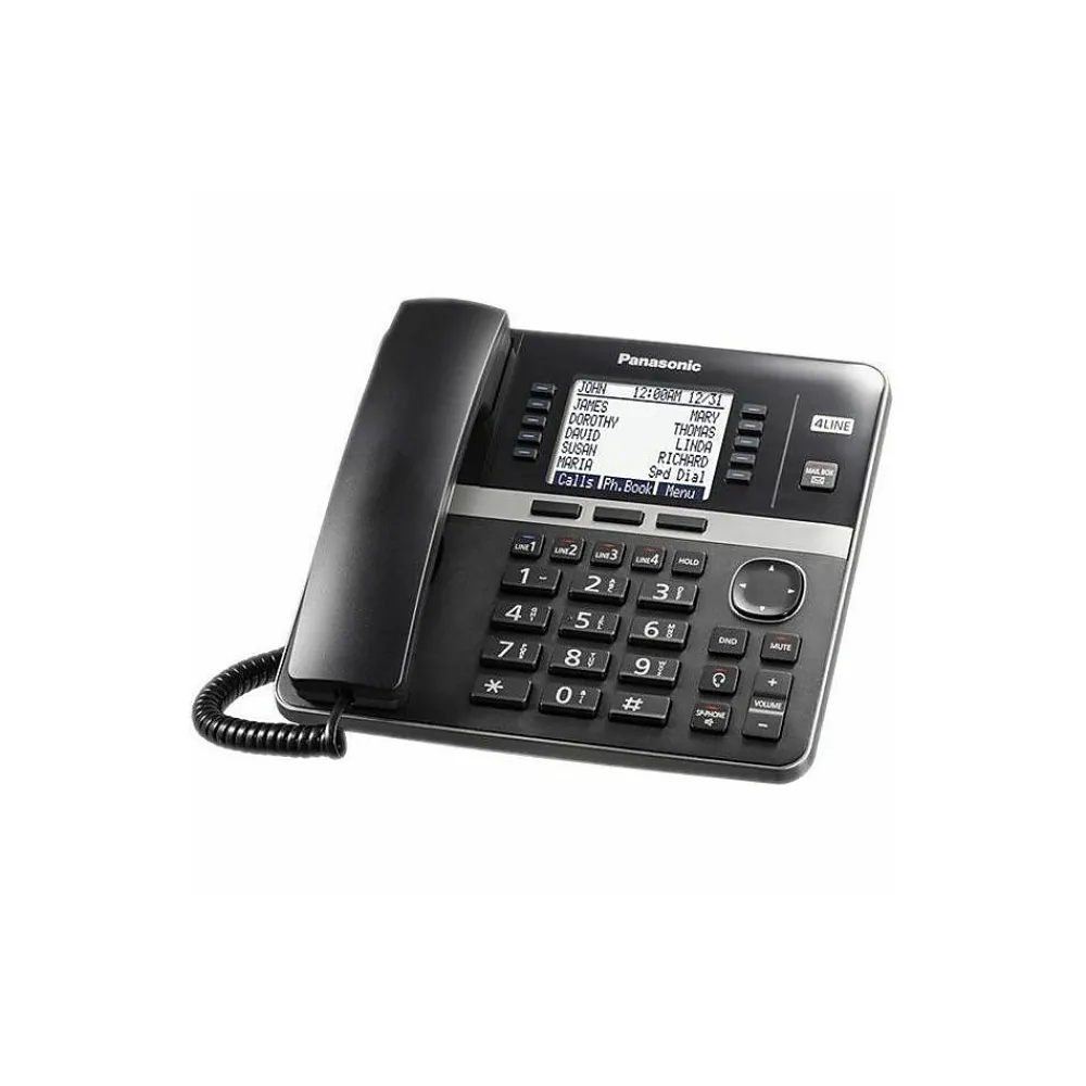 Panasonic KX-TGW420B 4-Line Conference Speaker Phone with Digital Answering