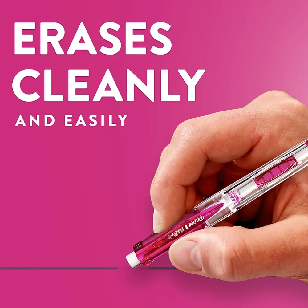 Pencils|Paper Mate Clearpoint Mechanical Pencil, 0.7mm, #2 Hard Lead, 4/Pack (2087147/1902636)