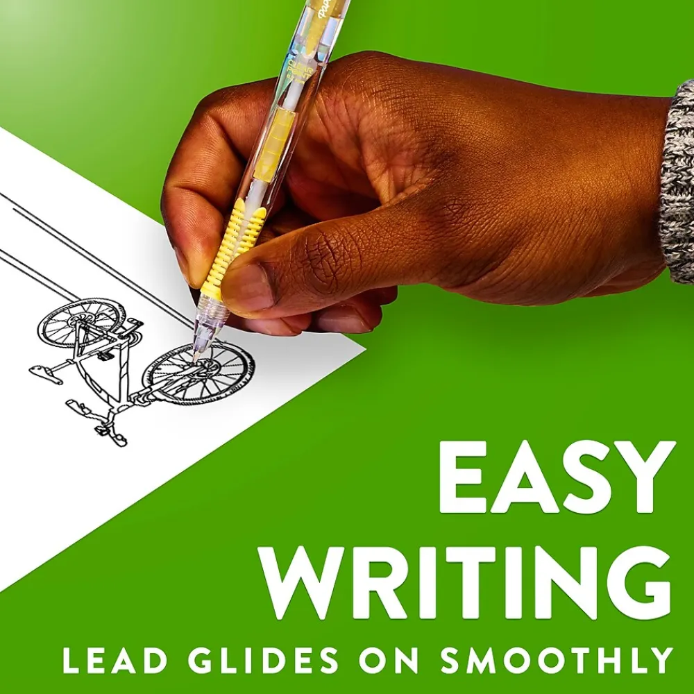 Pencils|Paper Mate Clearpoint Mechanical Pencil, 0.7mm, #2 Hard Lead, 4/Pack (2087147/1902636)