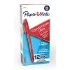 Pens|Paper Mate ComfortMate Ultra Retractable Ballpoint Pen, Medium Point, Red Ink, Dozen (6320187)