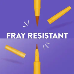 Pens|Paper Mate Flair! DUAL Calligraphy Pens, Brush/Medium Tips, Assorted Colors, 16/Pack (2181607)