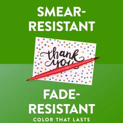 Pens|Paper Mate Flair DUAL Felt Pens, Twin Tip Point, Assorted Ink, 8/Pack (2181604)