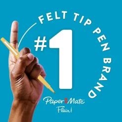 Pens|Paper Mate Flair Felt Pen, Medium Point, 0.7mm, Green Ink (8440152)
