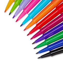 Pens|Paper Mate Flair Felt Pens, Medium Point, 0.7mm, Assorted Ink, Dozen (74423)