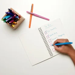 Pens|Paper Mate Flair Felt Pens, Medium Point, 0.7mm, Assorted Ink, Dozen (74423)