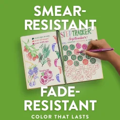 Pens|Paper Mate Flair Felt Pen, Medium Point, 0.7mm, Black Ink, 4 Pack (84344)