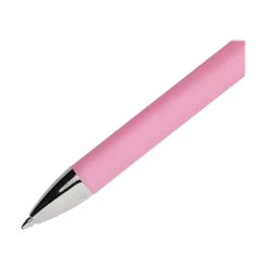 Pens|Paper Mate FlexGrip Elite Write for Hope Retractable Ballpoint Pen, Medium Point, Black Ink, Dozen (70672)