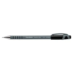 Pens|Paper Mate FlexGrip Ultra Ballpoint Pen, Fine Point, Black Ink, 12/Pack (9680131)