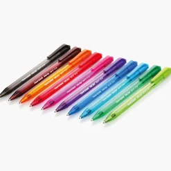 Pens|Paper Mate InkJoy 100 RT Retractable Ballpoint Pen, Medium Point, Assorted Ink, 20/Pack (1951396)