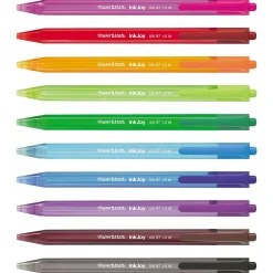 Pens|Paper Mate InkJoy 100 RT Retractable Ballpoint Pen, Medium Point, Assorted Ink, 20/Pack (1951396)