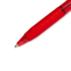 Pens|Paper Mate InkJoy 300 RT Retractable Ballpoint Pen, Medium Point, Red Ink, Dozen (1951258)