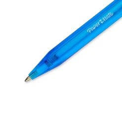 Pens|Paper Mate InkJoy 100 RT Retractable Ballpoint Pen, Medium Point, Blue Ink, Dozen (1803473)