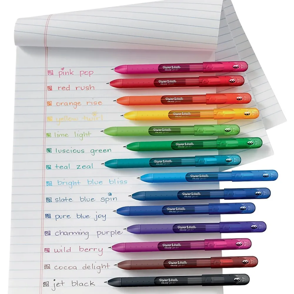Pens|Paper Mate InkJoy Gel Pen, Medium Point, Assorted Ink, 14/Pack (2023009)