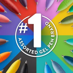 Pens|Paper Mate InkJoy Retractable Gel Pen, Medium Point, Purple Ink (1953511)