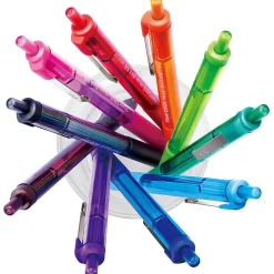 Pens|Paper Mate InkJoy 300RT Retractable Ballpoint Pens, Medium Point, 1.0mm, Assorted Ink, 8/Pack (1781564/1945921)