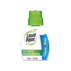 Correction & White-Out|Paper Mate Liquid Paper Correction Fluid, 22 ml., White (5640115)