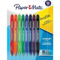 Pencils|Paper Mate Profile Mech Mechanical Pencil, 0.7mm, #2 Medium Lead, 8/Pack (2105705)