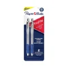 Pens|Paper Mate Profile Metal Barrel Retractable Ballpoint Pen, Medium Point, Blue Ink, 2/Pack (2130519)