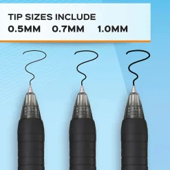 Pens|Paper Mate Profile Retractable Gel Pen, Medium Point, Assorted Ink, 4/Pack (2095469)