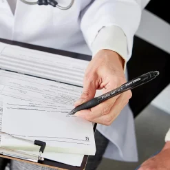 Pens|Paper Mate Profile Retractable Gel Pen, Medium Point, Assorted Ink, 4/Pack (2095469)