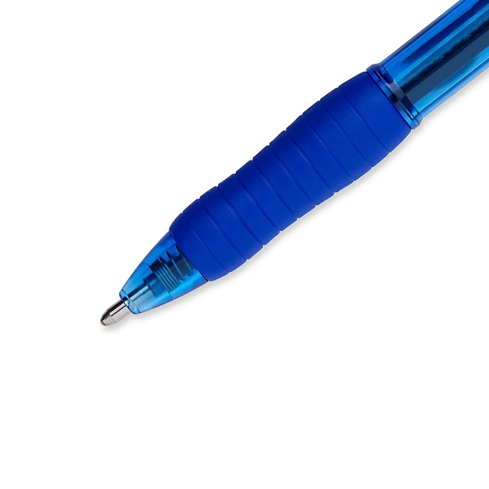Pens|Paper Mate Profile Retractable Ballpoint Pen, Bold Point, Blue Ink, Dozen (89466)