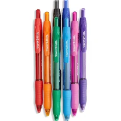 Pens|Paper Mate Profile Retractable Ballpoint Pen, Bold Point, Assorted Ink, 8/Pack (54549)