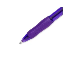Pens|Paper Mate Profile Retractable Ballpoint Pen, Bold Point, Purple Ink, Dozen (35830)