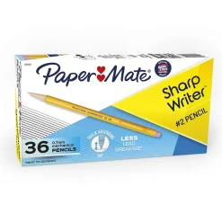 Pencils|Paper Mate SharpWriter Mechanical Pencil, 0.7mm, #2 Medium Lead, 3 Dozen (1921221/1921221C)