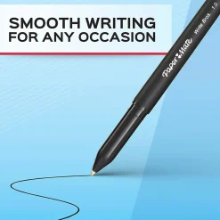 Pens|Paper Mate Write Bros. Ballpoint Pen, Medium Point, Black Ink, Dozen (33311)