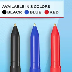 Pens|Paper Mate Write Bros. Ballpoint Pen, Medium Point, Black Ink, Dozen (33311)