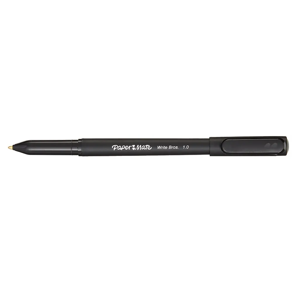 Pens|Paper Mate Write Bros. Ballpoint Pen, Medium Point, Black Ink, 60/Pack (4621401)