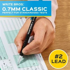 Pencils|Paper Mate Write Bros. Classic Mechanical Pencil, 0.7mm, #2 Hard Lead, 2 Dozen (2096310/2171181)