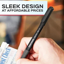 Pens|Paper Mate Write Bros. Grip Ballpoint Pen, Medium Point, Blue Ink, Dozen (8808087)