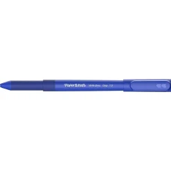 Pens|Paper Mate Write Bros. Grip Ballpoint Pen, Medium Point, Blue Ink, Dozen (8808087)