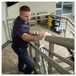 Tork Paper Wiper Plus, 9.8 x 15.2, White, 300/Roll, 2 Rolls/Carton