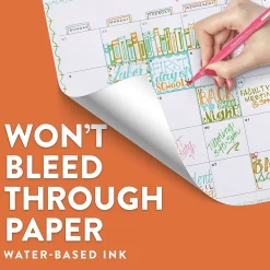 Pens|Paper Mate PaperMate Flair Felt Pen, Medium Point, 0.7mm, Red Ink, 4 Pack (84244)