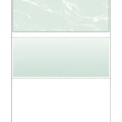 Security & Carbon*Paris DocuGard Standard 8.5" x 11" Business Security Check On Top, 24 lbs., Green, 500 Sheets/Ream, 2500/Carton (04502P)