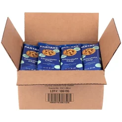 Partake Crunchy Chocolate Chip Cookie Snack Pack, 1.09 oz, 24/Pack (220-02417)