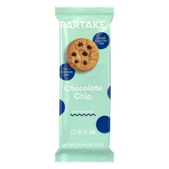 Partake Soft Chocolate Chip Cookie Snack Pack, 1.09 oz, 24/Pack (220-02418)