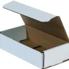 Online Unbranded Partners Brand Corrugated Mailers, 9" x 5" x 2", White, 50/Bundle (M952)