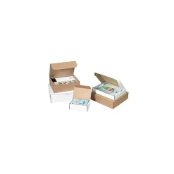 New Partners Brand Deluxe Literature Mailer, 8" x 8" x 2.75", White, 50/Bundle (MFL882)