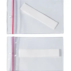 Labels|Partners Brand Superscan 3" x 5" Press-On Reclosable Vinyl Envelope, 25/Carton