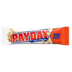 Payday Peanut Caramel King Size Candy Bar, 3.4 oz (LEA80726)
