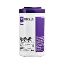 Super Sani-Cloth Disinfecting Wipes, 75 Wipes/Canister, 6 Canisters/Carton (P86984CT)<PDI Hot